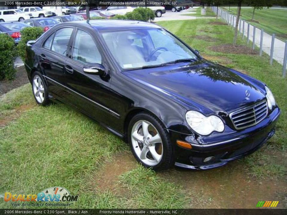 2006 Mercedes-Benz C 230 Sport Black / Ash Photo #5