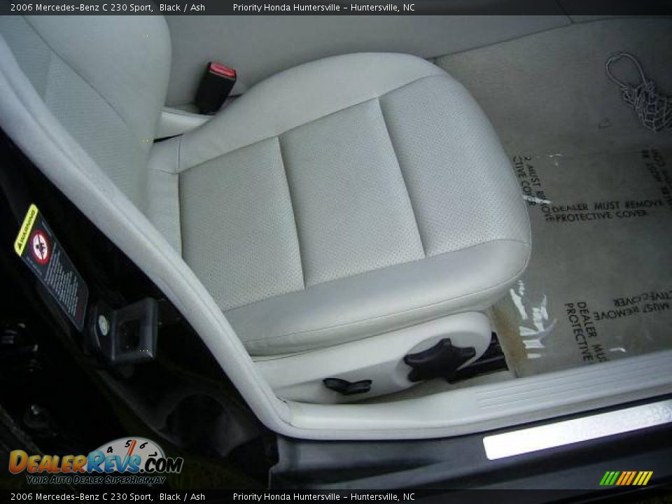 2006 Mercedes-Benz C 230 Sport Black / Ash Photo #14