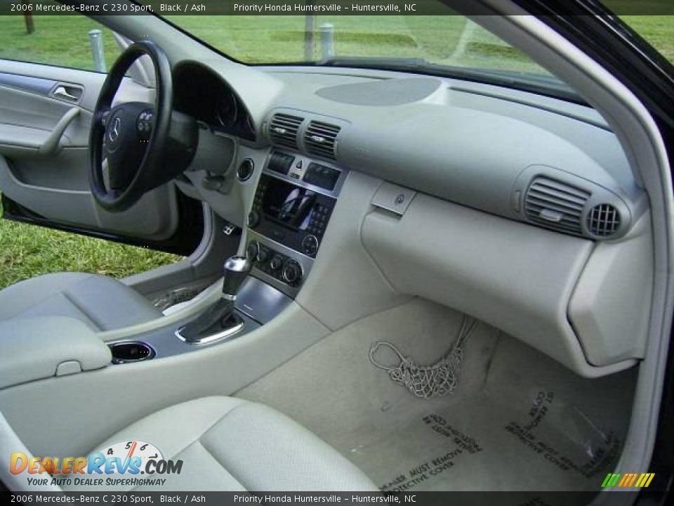 2006 Mercedes-Benz C 230 Sport Black / Ash Photo #15