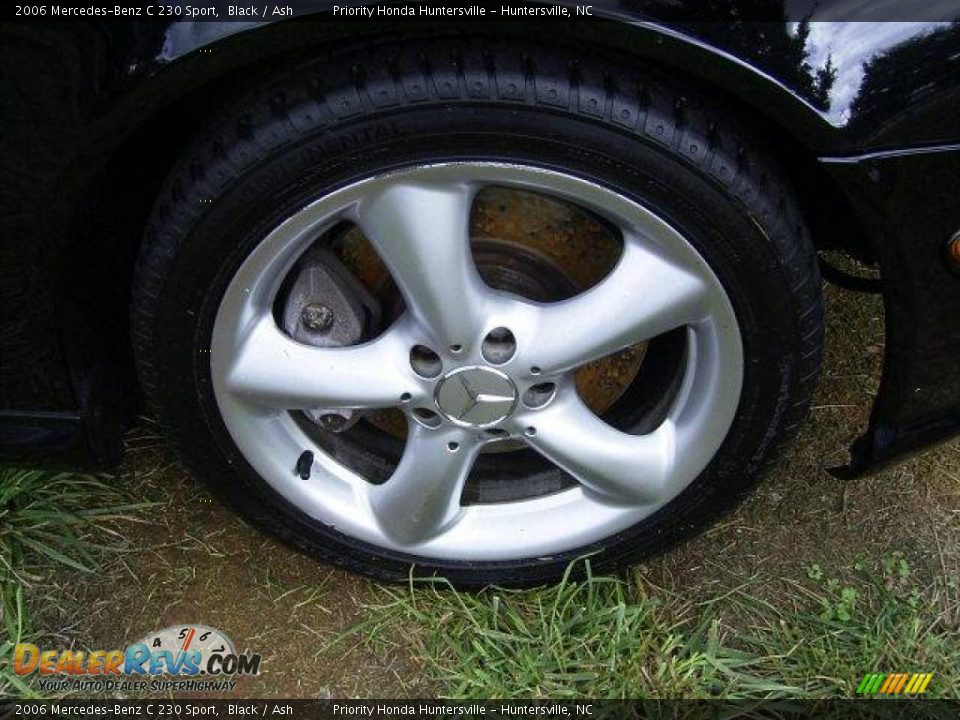 2006 Mercedes-Benz C 230 Sport Black / Ash Photo #17