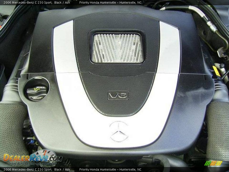 2006 Mercedes-Benz C 230 Sport Black / Ash Photo #20
