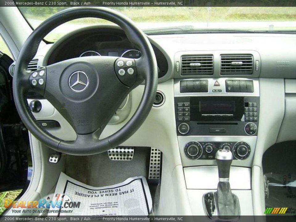 2006 Mercedes-Benz C 230 Sport Black / Ash Photo #21