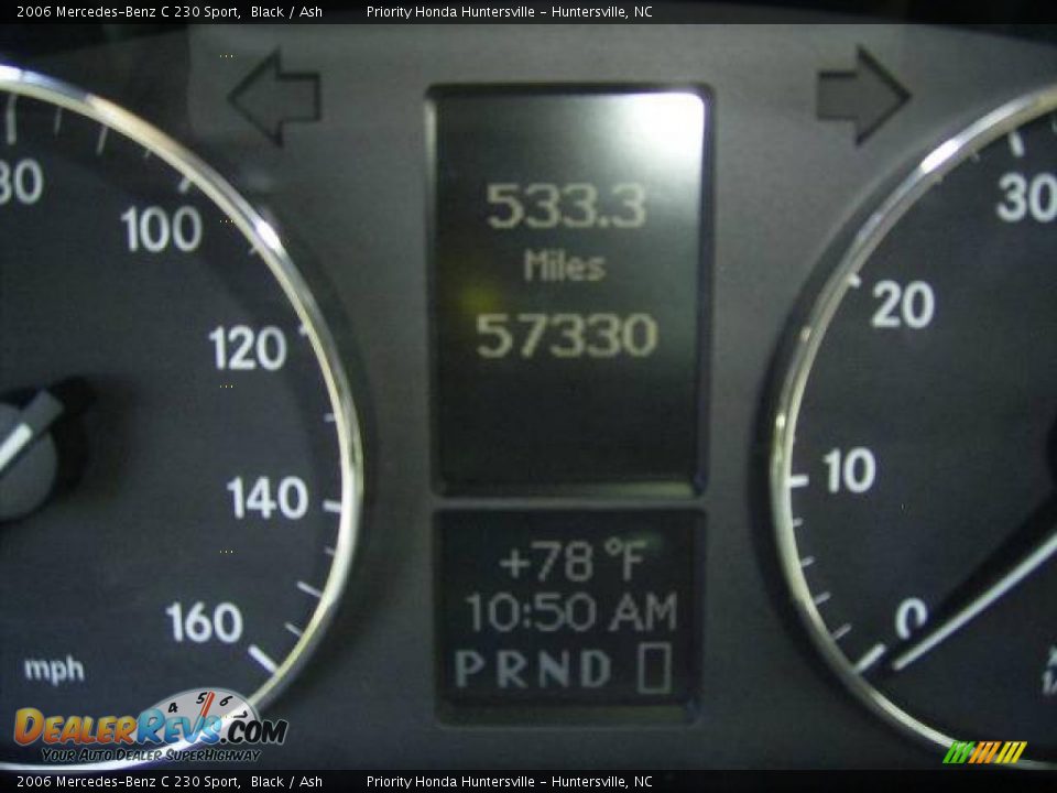 2006 Mercedes-Benz C 230 Sport Black / Ash Photo #25