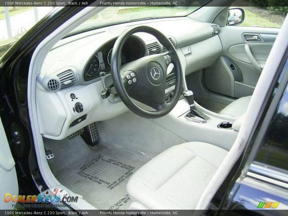 2006 Mercedes-Benz C 230 Sport Black / Ash Photo #26