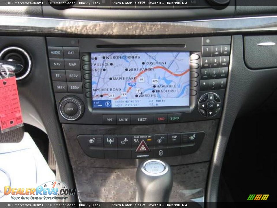 2007 Mercedes-Benz E 350 4Matic Sedan Black / Black Photo #7