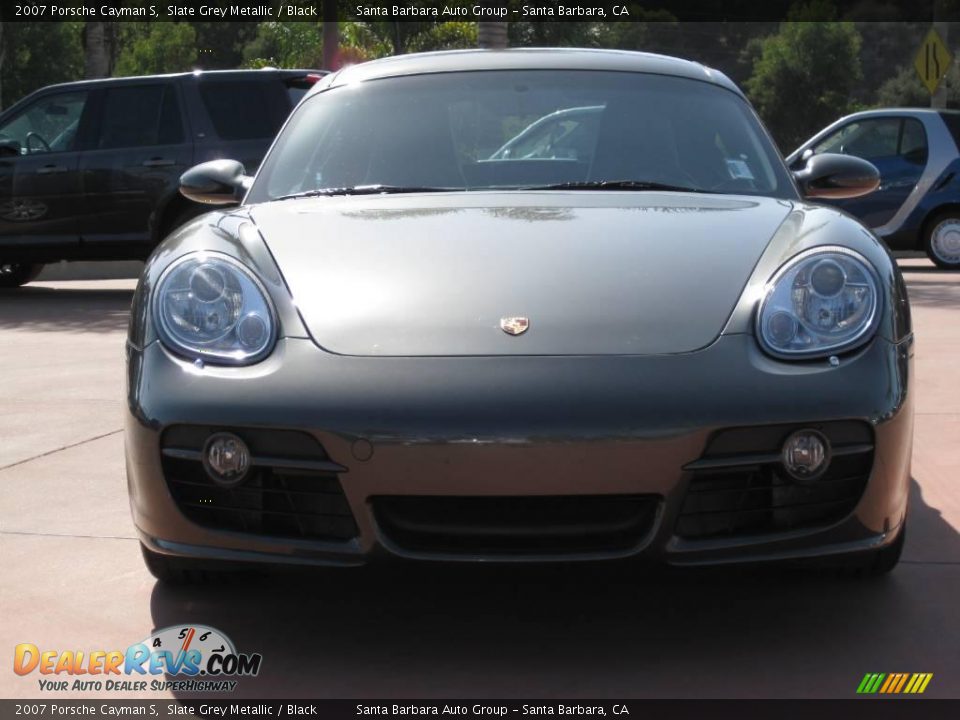 2007 Porsche Cayman S Slate Grey Metallic / Black Photo #2