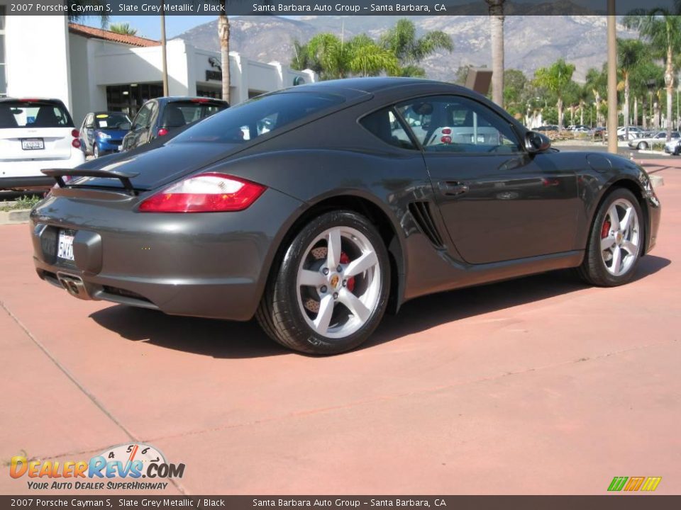 2007 Porsche Cayman S Slate Grey Metallic / Black Photo #4