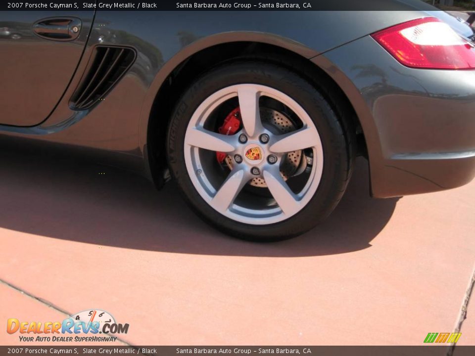 2007 Porsche Cayman S Slate Grey Metallic / Black Photo #7