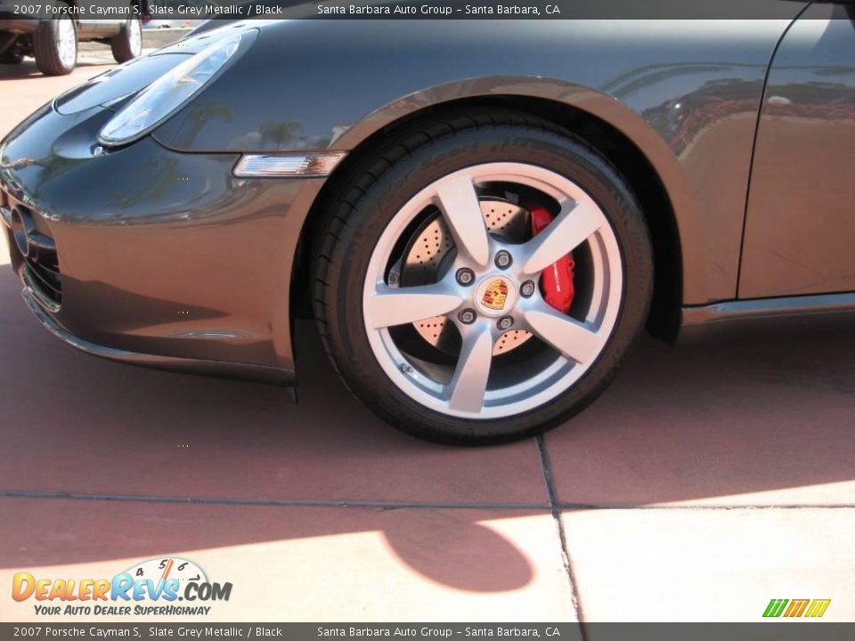 2007 Porsche Cayman S Slate Grey Metallic / Black Photo #8