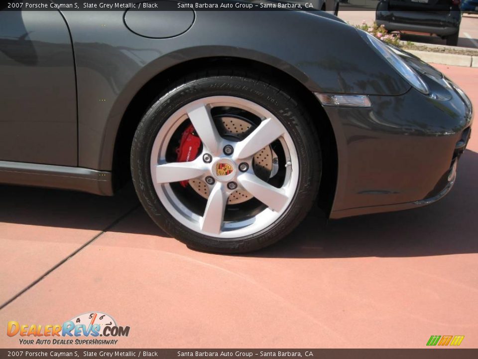2007 Porsche Cayman S Slate Grey Metallic / Black Photo #9
