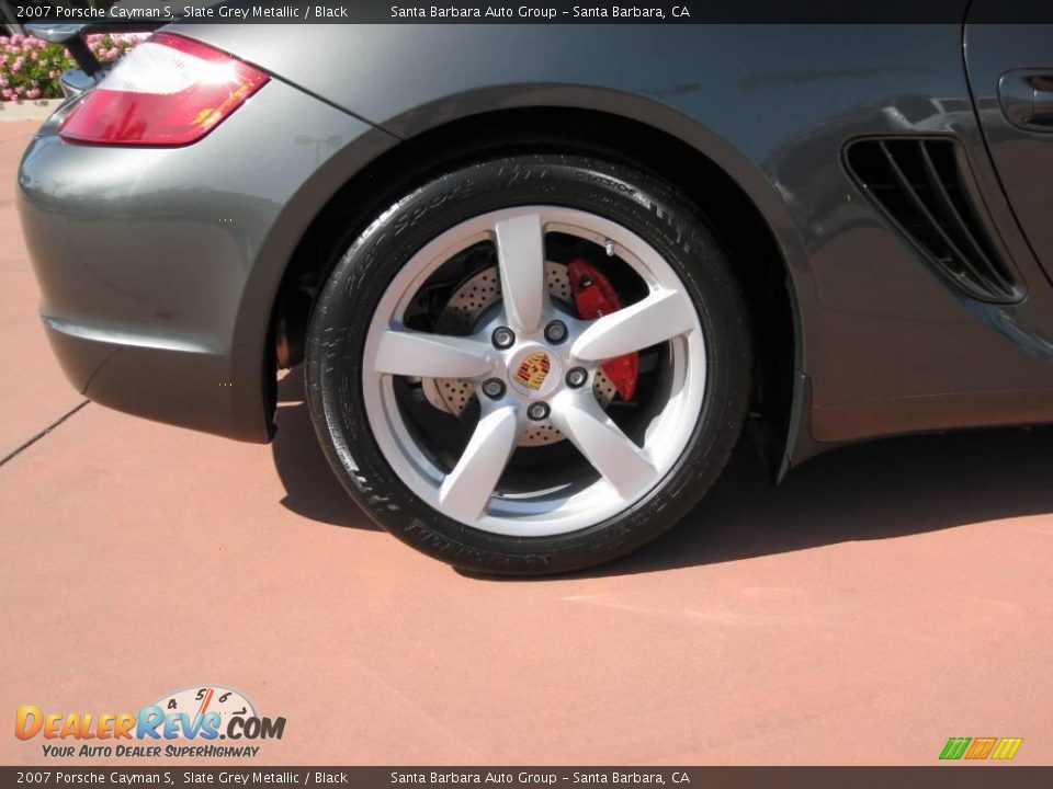 2007 Porsche Cayman S Slate Grey Metallic / Black Photo #10
