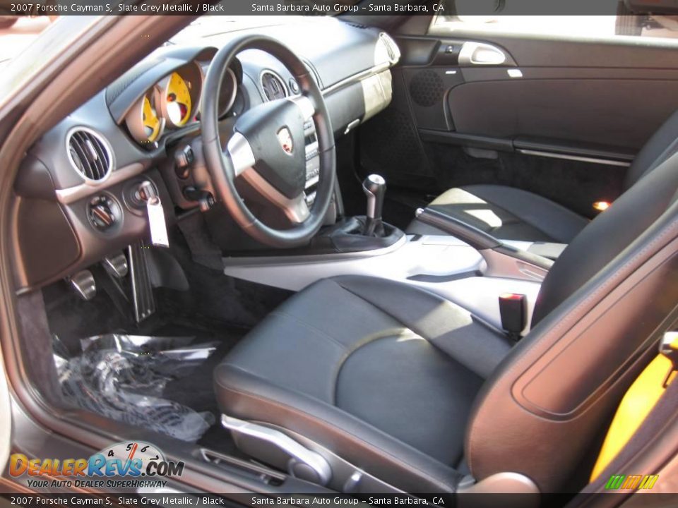 2007 Porsche Cayman S Slate Grey Metallic / Black Photo #11