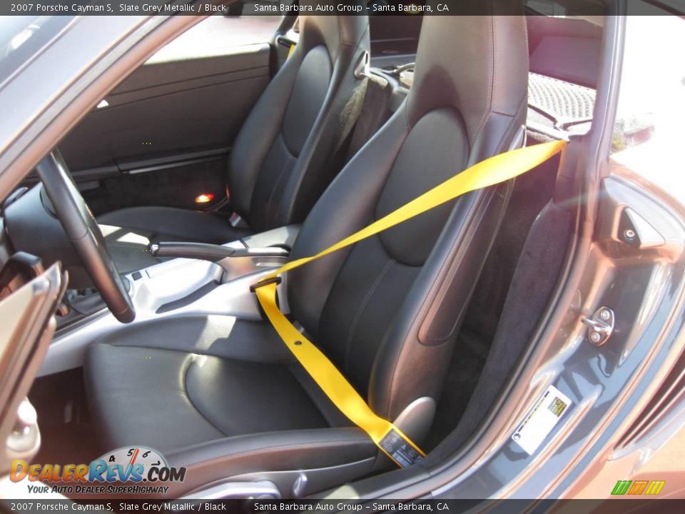 2007 Porsche Cayman S Slate Grey Metallic / Black Photo #12