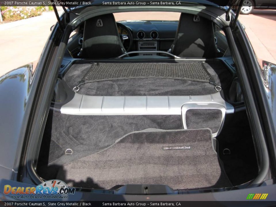 2007 Porsche Cayman S Slate Grey Metallic / Black Photo #14