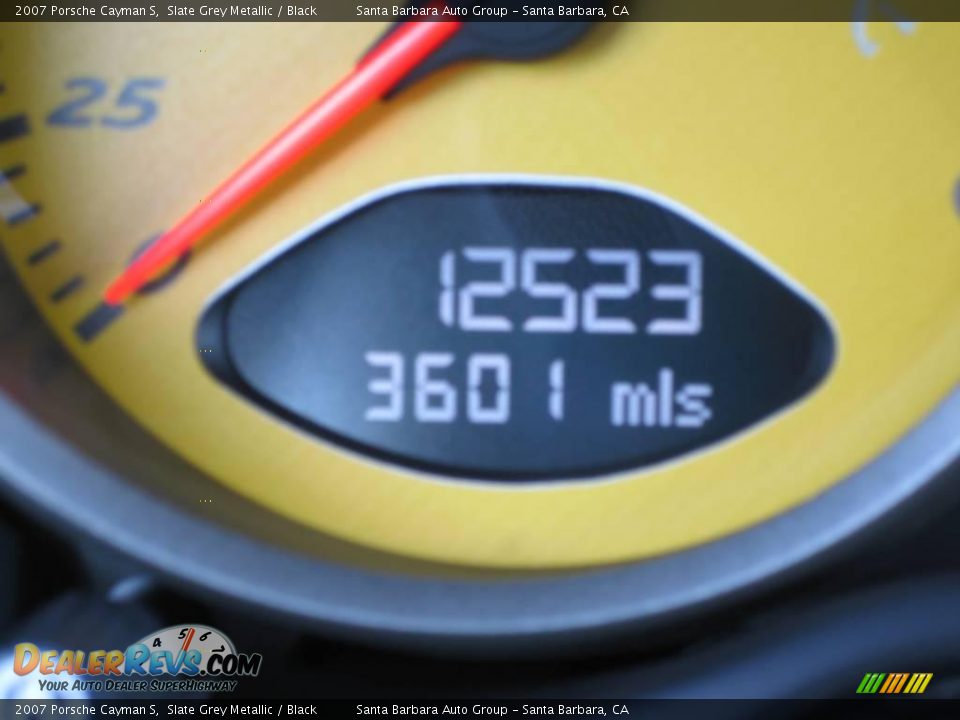 2007 Porsche Cayman S Slate Grey Metallic / Black Photo #19