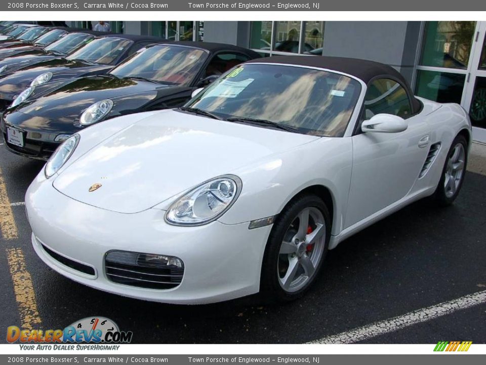 2008 Porsche Boxster S Carrara White / Cocoa Brown Photo #2