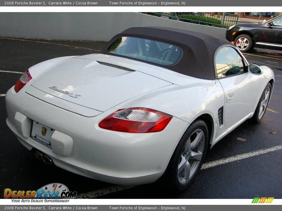 2008 Porsche Boxster S Carrara White / Cocoa Brown Photo #4