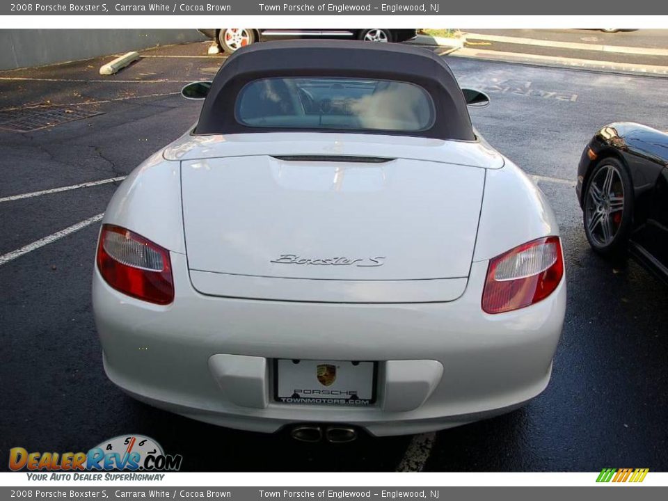 2008 Porsche Boxster S Carrara White / Cocoa Brown Photo #5
