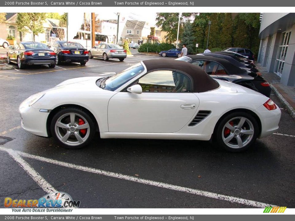 2008 Porsche Boxster S Carrara White / Cocoa Brown Photo #7