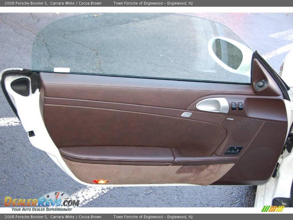 2008 Porsche Boxster S Carrara White / Cocoa Brown Photo #8
