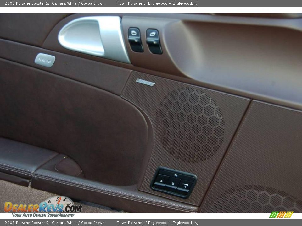 2008 Porsche Boxster S Carrara White / Cocoa Brown Photo #11