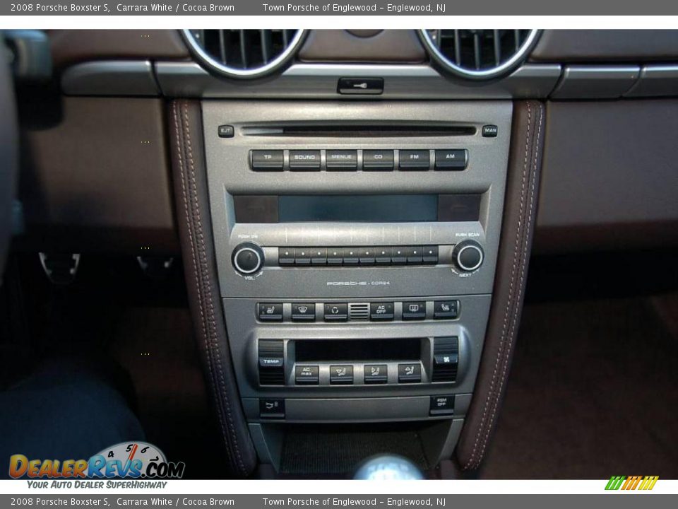 2008 Porsche Boxster S Carrara White / Cocoa Brown Photo #12