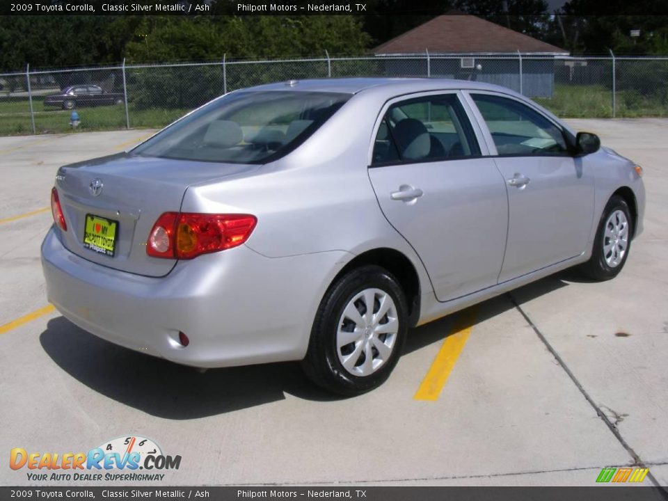 2009 Toyota Corolla Classic Silver Metallic / Ash Photo #3