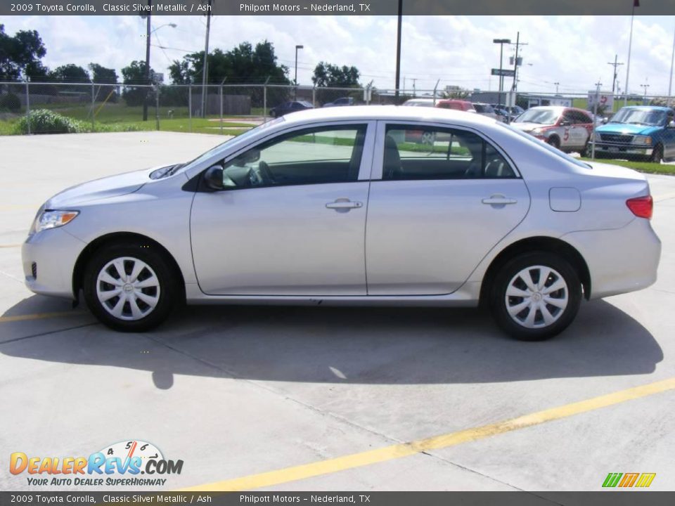 2009 Toyota Corolla Classic Silver Metallic / Ash Photo #6