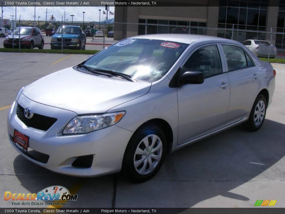 2009 Toyota Corolla Classic Silver Metallic / Ash Photo #7