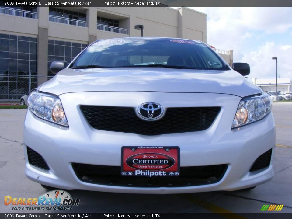 2009 Toyota Corolla Classic Silver Metallic / Ash Photo #9