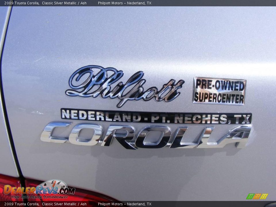 2009 Toyota Corolla Classic Silver Metallic / Ash Photo #20