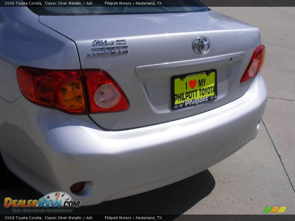 2009 Toyota Corolla Classic Silver Metallic / Ash Photo #21