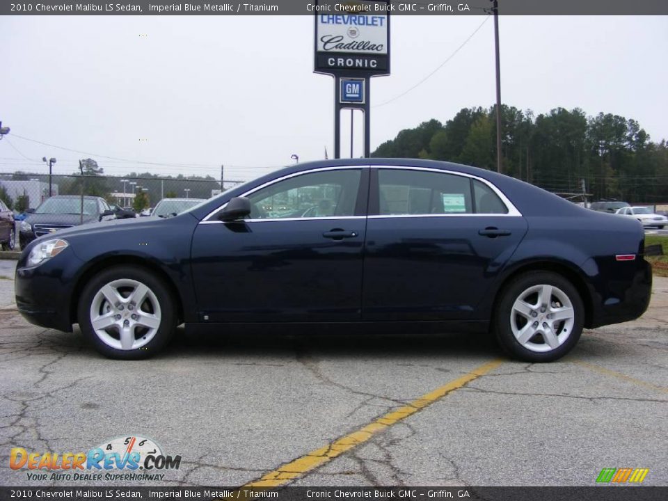 2010 Chevrolet Malibu LS Sedan Imperial Blue Metallic / Titanium Photo #1