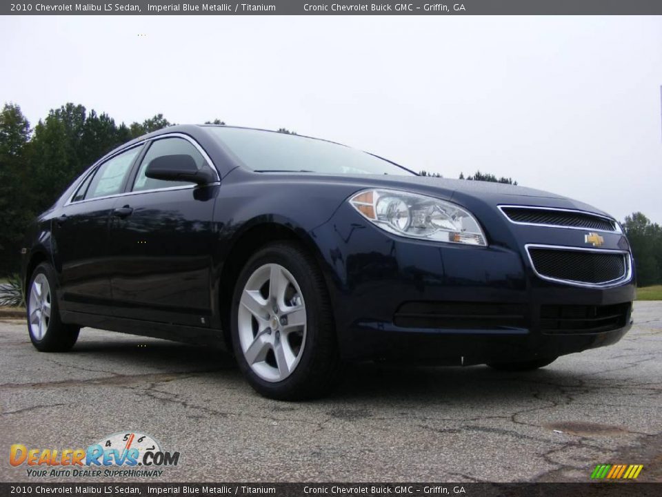 2010 Chevrolet Malibu LS Sedan Imperial Blue Metallic / Titanium Photo #4