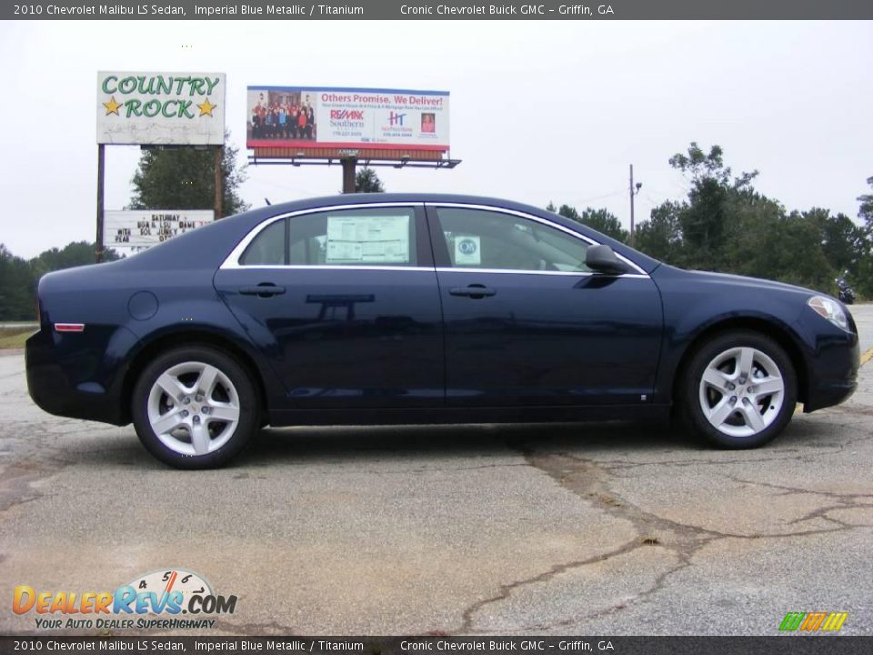 2010 Chevrolet Malibu LS Sedan Imperial Blue Metallic / Titanium Photo #5