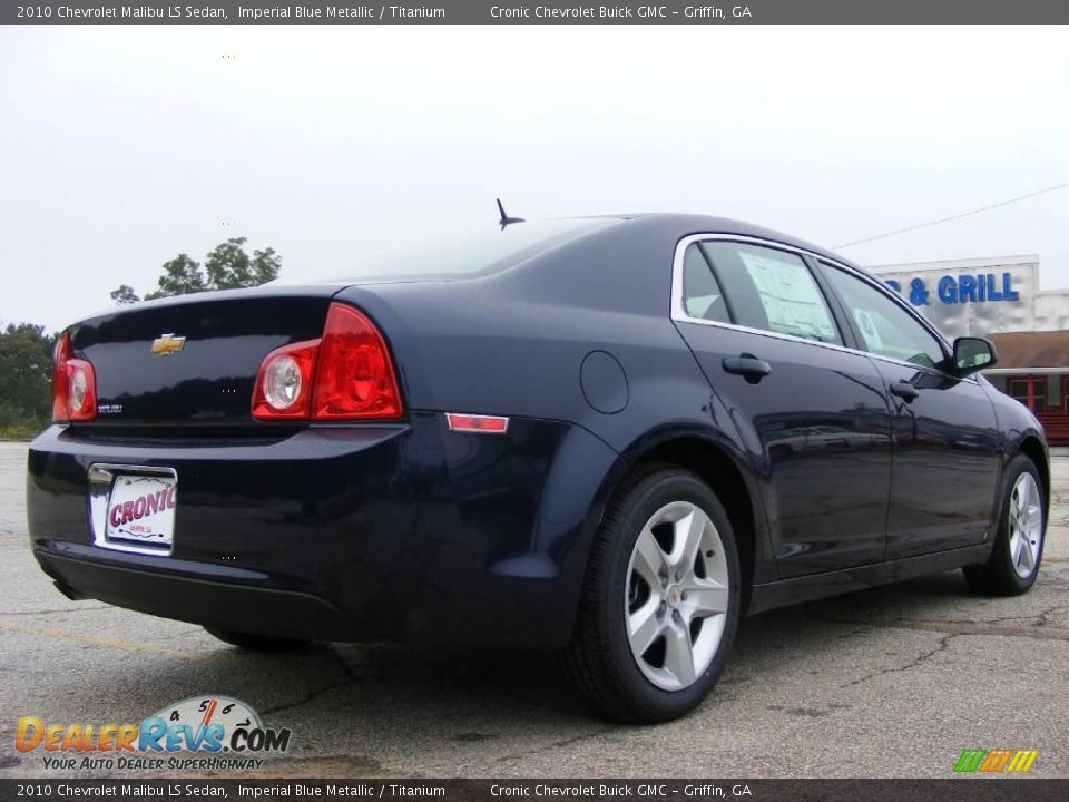 2010 Chevrolet Malibu LS Sedan Imperial Blue Metallic / Titanium Photo #6
