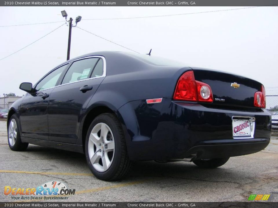 2010 Chevrolet Malibu LS Sedan Imperial Blue Metallic / Titanium Photo #8