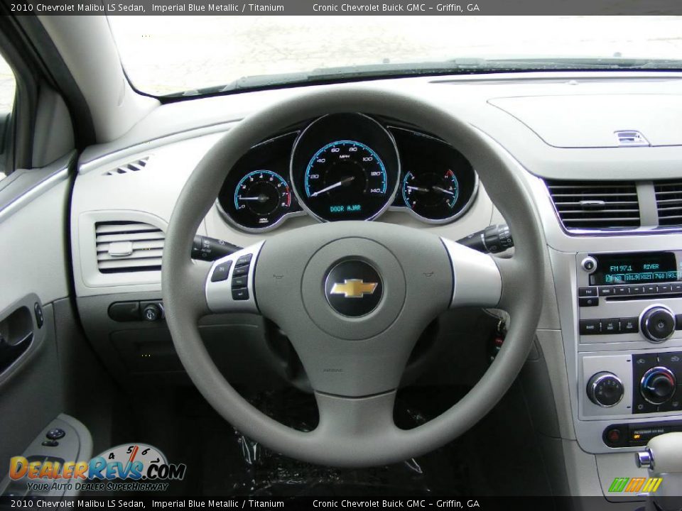 2010 Chevrolet Malibu LS Sedan Imperial Blue Metallic / Titanium Photo #16