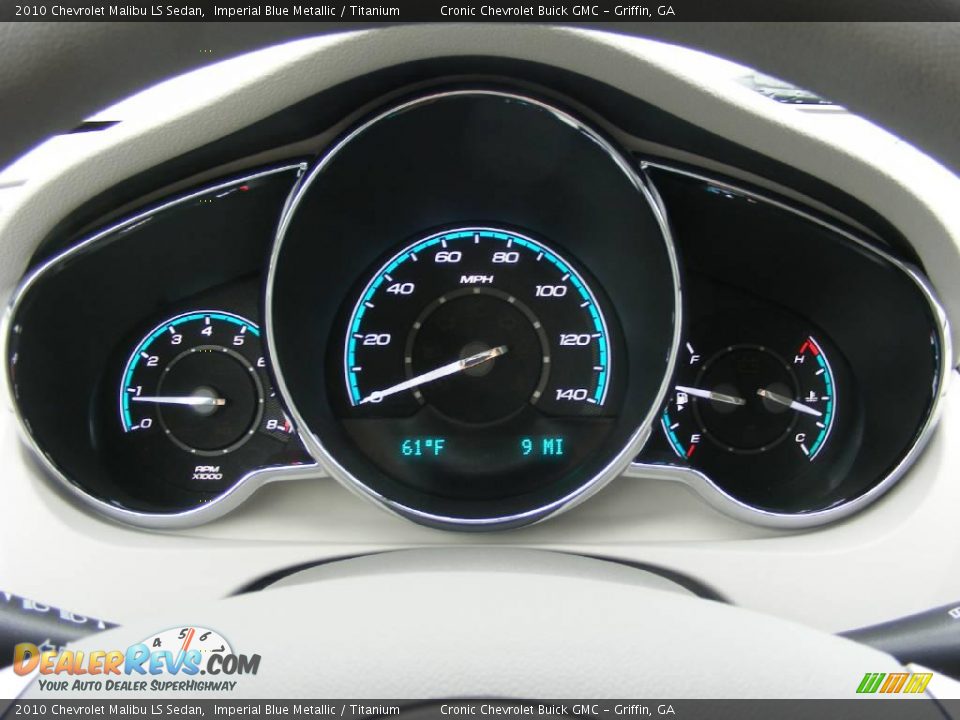 2010 Chevrolet Malibu LS Sedan Imperial Blue Metallic / Titanium Photo #17