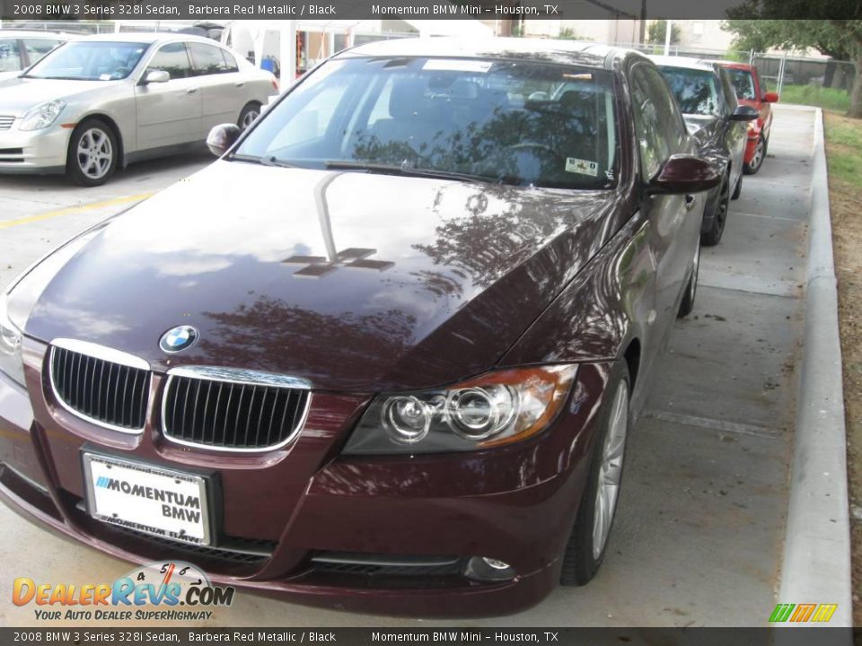2008 BMW 3 Series 328i Sedan Barbera Red Metallic / Black Photo #1