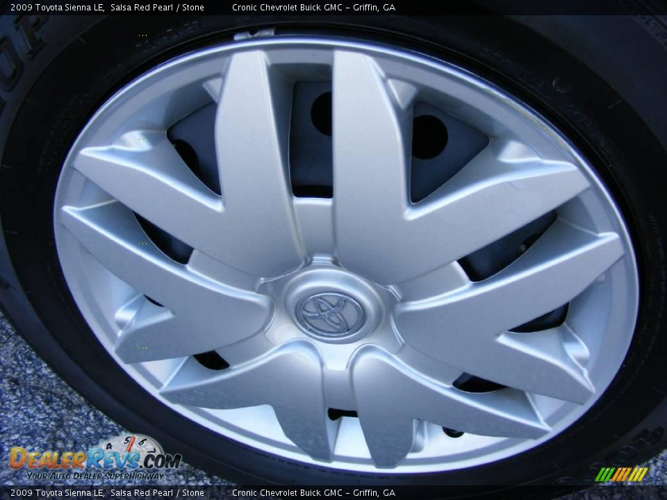 2009 Toyota Sienna LE Salsa Red Pearl / Stone Photo #9