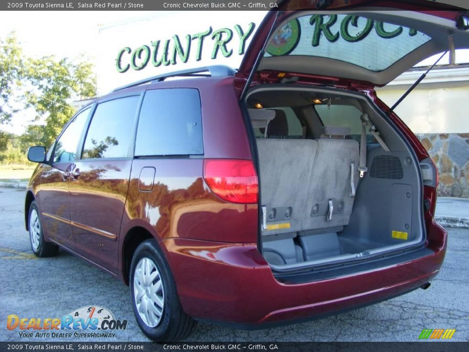 2009 Toyota Sienna LE Salsa Red Pearl / Stone Photo #13