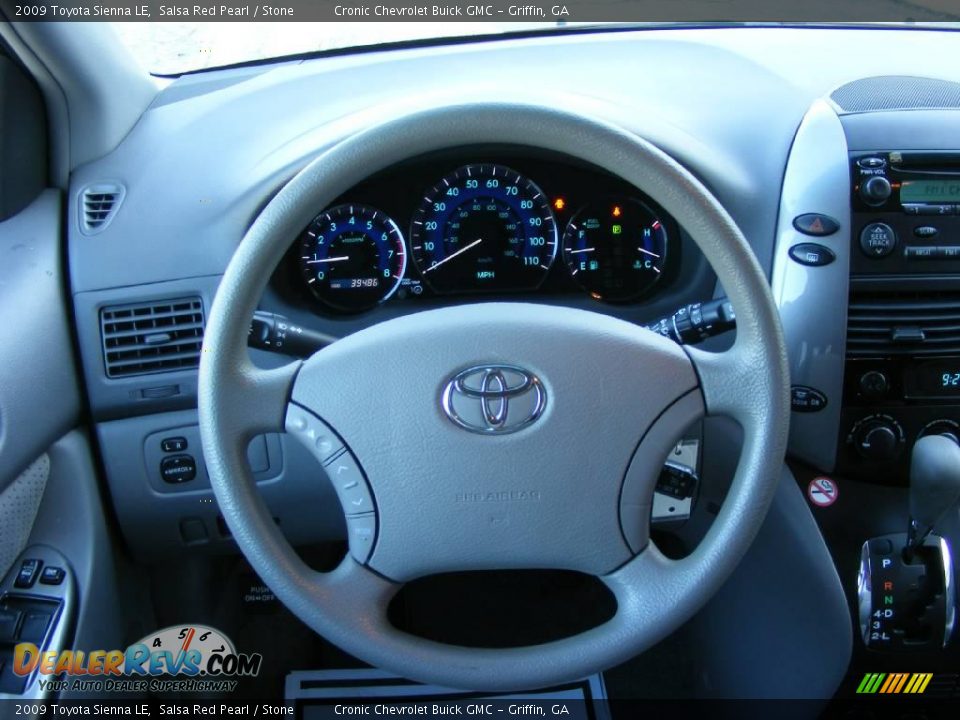 2009 Toyota Sienna LE Salsa Red Pearl / Stone Photo #20