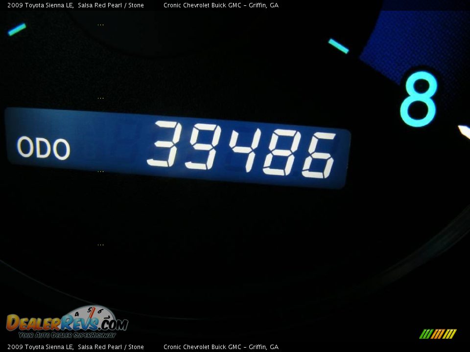 2009 Toyota Sienna LE Salsa Red Pearl / Stone Photo #23