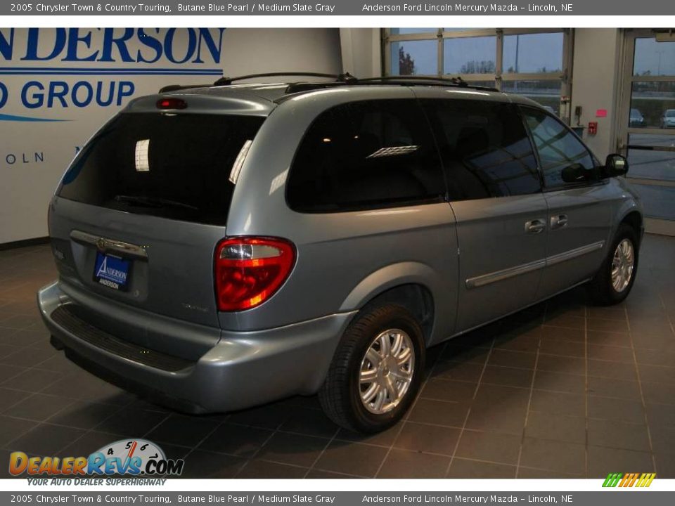 2005 Chrysler Town & Country Touring Butane Blue Pearl / Medium Slate Gray Photo #3