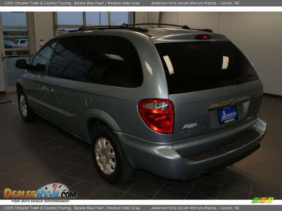 2005 Chrysler Town & Country Touring Butane Blue Pearl / Medium Slate Gray Photo #5