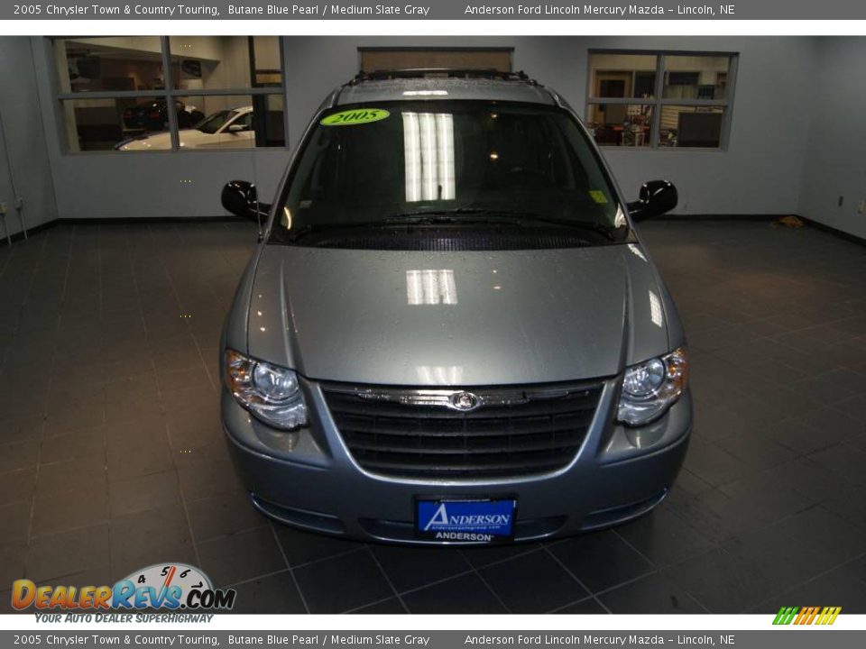 2005 Chrysler Town & Country Touring Butane Blue Pearl / Medium Slate Gray Photo #8