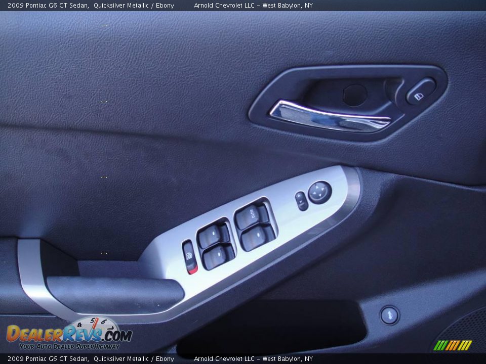 2009 Pontiac G6 GT Sedan Quicksilver Metallic / Ebony Photo #8