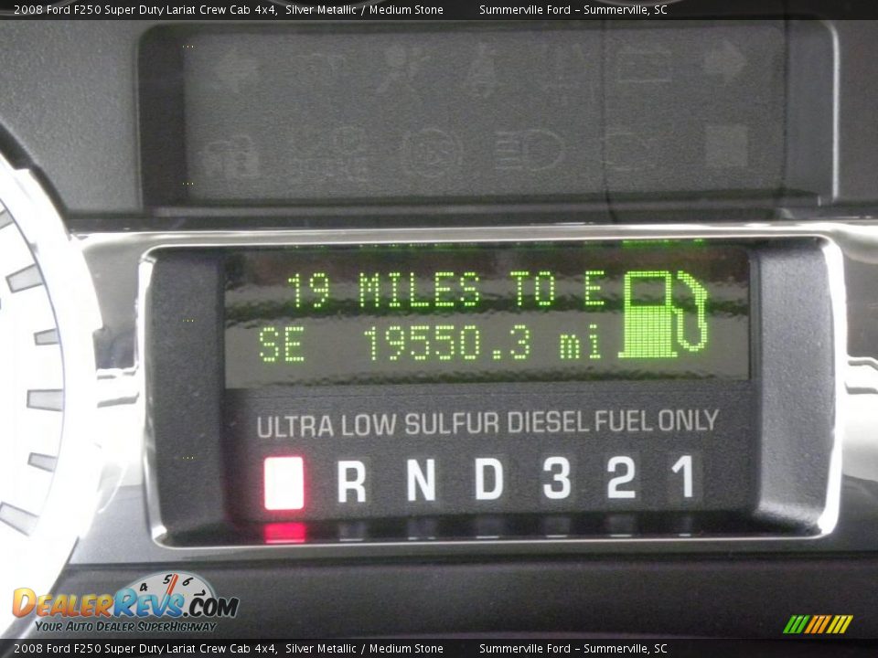 2008 Ford F250 Super Duty Lariat Crew Cab 4x4 Silver Metallic / Medium Stone Photo #24
