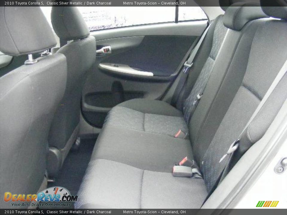 2010 Toyota Corolla S Classic Silver Metallic / Dark Charcoal Photo #11